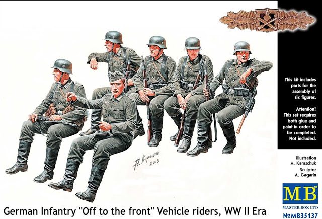 WWII German Infantry Sitting